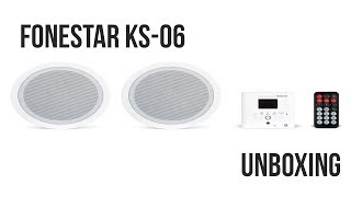 Fonestar KS06 audio sistem  Unboxing [upl. by Meehyrb]