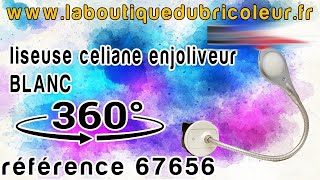 LISEUSE BLANC A LED  CÉLIANE  AVEC ENJOLIVEUR BLANC  LEGRAND reference 67656 [upl. by Anad]