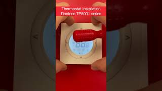 Thermostat Danfoss TP5001 Installation danfoss electrical thermostats [upl. by Kilam]