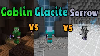 Hypixel Skyblock  Dwarven Mines Armor Comparison Goblin vs Glacite vs Sorrow [upl. by Hnah666]