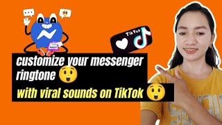 ganito kadaling magpalit Ng ringtone sa messenger gamit Ang mga sounds sa TikTok😲 [upl. by Mure]