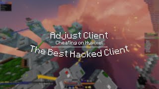 Adjust  The Best Hacked Client [upl. by Rahmann]