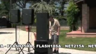 Demo Sound Systems  Proel FLASH amp NET Series [upl. by Leonelle45]