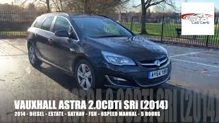 VAUXHALL ASTRA 20CDTi SRi Estate for sale Colchester  LASCARS Used Cars for Sale in Colchester [upl. by Assirok]