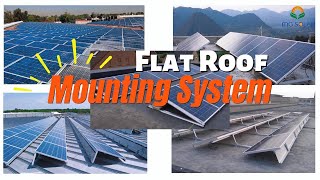 MG Solar Flat Roof Mount System Installation [upl. by Oly]