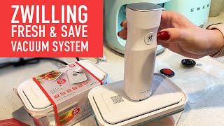 Zwilling Fresh amp Save Vacuum System Review  Life in CANADA Vlog [upl. by Ayerdna]