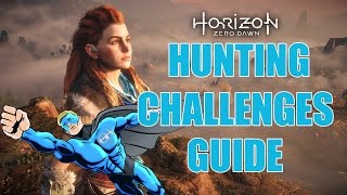 Horizon Zero Dawn Shock Trial Hunting Challenge Guide [upl. by Annayt611]