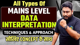 🔥 All Types of Mains Level Data Interpretation Marathon  Career Definer  Kaushik Mohanty [upl. by Truscott101]