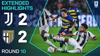 JUVENTUSPARMA 22  EXTENDED HIGHLIGHTS  SERIE A 202425 [upl. by Aharon]