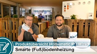 Heizung steuern mit Homematic IP  Eine Produktübersicht [upl. by Airednaxela25]