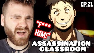 THE WORST MONSTER YET  Assassination Classroom  Episode 21  ANIME REACTION [upl. by Devinne232]