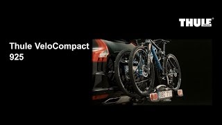 Thule Velocompact 925  Towbar Bike Carrier [upl. by Nimoynib]