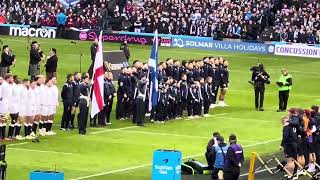 Flower of Scotland and god save the king Scotland v England murrayfield 24th February 6 nations 2024 [upl. by Lipsey]