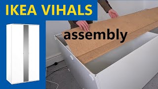 Ikea Vihals wardrobe assembly [upl. by Palgrave]