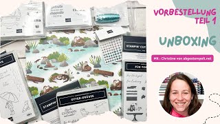 AuspackvideoUnboxing Vorbestellung Stampin Up ®⎜Starterset Otter Hochzeitsauto⎜Oktober 2024 [upl. by Haelahk]