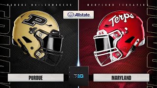 EA SPORTS College Football 25 DYNASTY Week 5 Purdue  23 Maryland [upl. by Ingaborg]