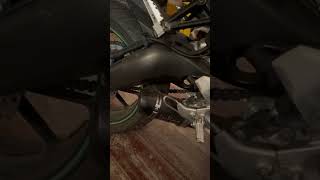 Yamaha MT09 Replica LeoVince Exhaust Sound Fake leo vince mt09 exhaust chinese leo vince sound mt09 [upl. by Benisch]