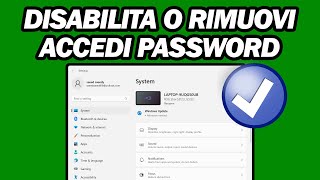 Come Disabilitare La Password Di Accesso Windows 10  Passo dopo Passo [upl. by Arykahs]