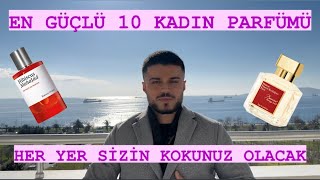 EN GÜÇLÜ 10 KADIN PARFÜMÜ [upl. by Ennoved]