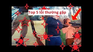 Top 5 lỗi thường gặp khi sử dụng củi thể thao  kiếnthức cơkhí thểthao [upl. by Ayita]