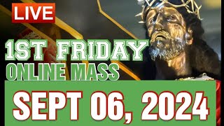 QUIAPO CHURCH LIVE MASS TODAY 1ST FRIDAY SEPT 062024 [upl. by Dawaj]