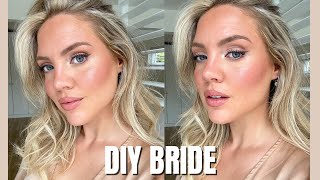 Dewy Bronzed Bridal Makeup  DIY Bride  Elanna Pecherle 2021 [upl. by Christabella]