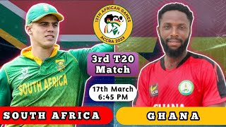 South Africa vs Ghana  SA vs GHA  3rd Match  African Games Ghana Men Live Score Streaming 2024 [upl. by Nennarb]