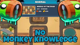 Bloonarius Tutorial  No Monkey Knowledge  Middle of the Road  BTD6 [upl. by Thissa]