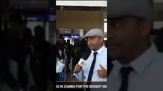 Omarion Arrives in Zambia [upl. by Hanonew]