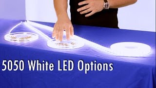 White LED Strip 5050 Options Explained by SIRSE [upl. by Boser]