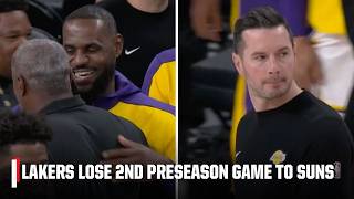 Phoenix Suns hold off LeBron James amp the Lakers in the preseason 😮  NBA on ESPN [upl. by Marva]