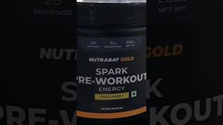 Nutrabay SPARK preworkout review shorts nutrabay preworkout [upl. by Ahseken]