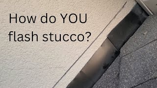 Trying out a new method for flashing stucco [upl. by Dayiz481]