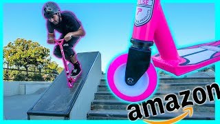 Testing CHEAPEST AMAZON Scooter at Skatepark [upl. by Cullen162]