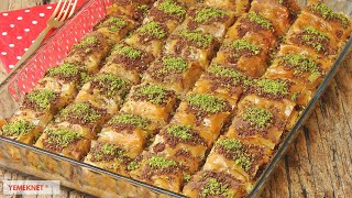 SOĞUK BAKLAVA 💦 40 KAT BAKLAVALIK YUFKADAN 20 DAKİKADA HAZIR [upl. by Heinrike]