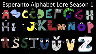 Esperanto Alphabet Lore Season 1  The Fully Completed Series  NJsaurus [upl. by Vershen947]