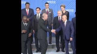 President Erdogan participated in a family photo with the leaders attending the BRICS Summit [upl. by Pen436]