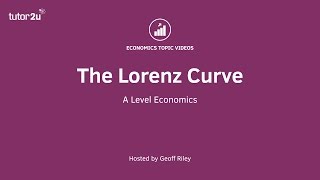 The Lorenz Curve I A Level and IB Economics [upl. by Anival]