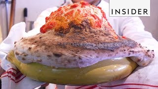 NYC Italian Restaurant Makes A Pasta Volcano [upl. by Corenda]