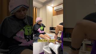 Salon Day✨ youtubeshorts shorts minivlog [upl. by Nahs]