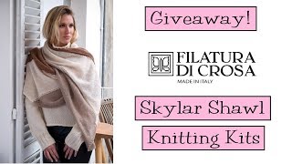 Giveaway Skylar Shawl Knitting Kits [upl. by Kegan]