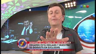 Eduardo Feiman loco por Justin Bieber  Peligro Sin Codificar [upl. by Eiggam]