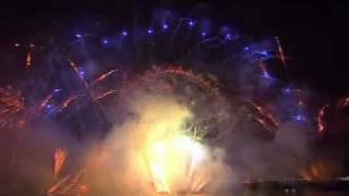 London Fireworks on New Years Day 2008  New Year Live  BBC One [upl. by Natsyrt497]