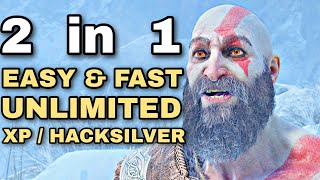 God of War Ragnarok Best HackSilver XP Farming Spot [upl. by Barbie]