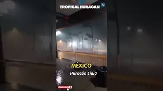 ASI FUE EL PASO DEL HURACAN LIDIA POR MEXICO [upl. by Tremml]