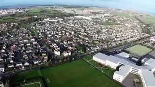 Portlethen Aberdeenshire Panoramic Aerial Footage [upl. by Ellekcim779]