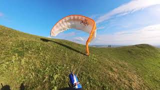 Raná  NW 372024 Start and hill soaring 1821 Enzo 3 Paragliding Soaring Czech Rep Česko [upl. by Malanie]