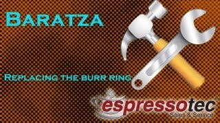 Baratza  Changing the Upper Burr Ring Holder [upl. by Wrdna]