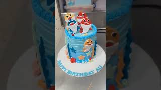 Fish cake decorate birthday cake shorts video fish cake [upl. by Nylrad752]