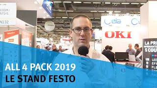 ALL4PACK 2018  bienvenue sur le stand Festo [upl. by Eiramyma]